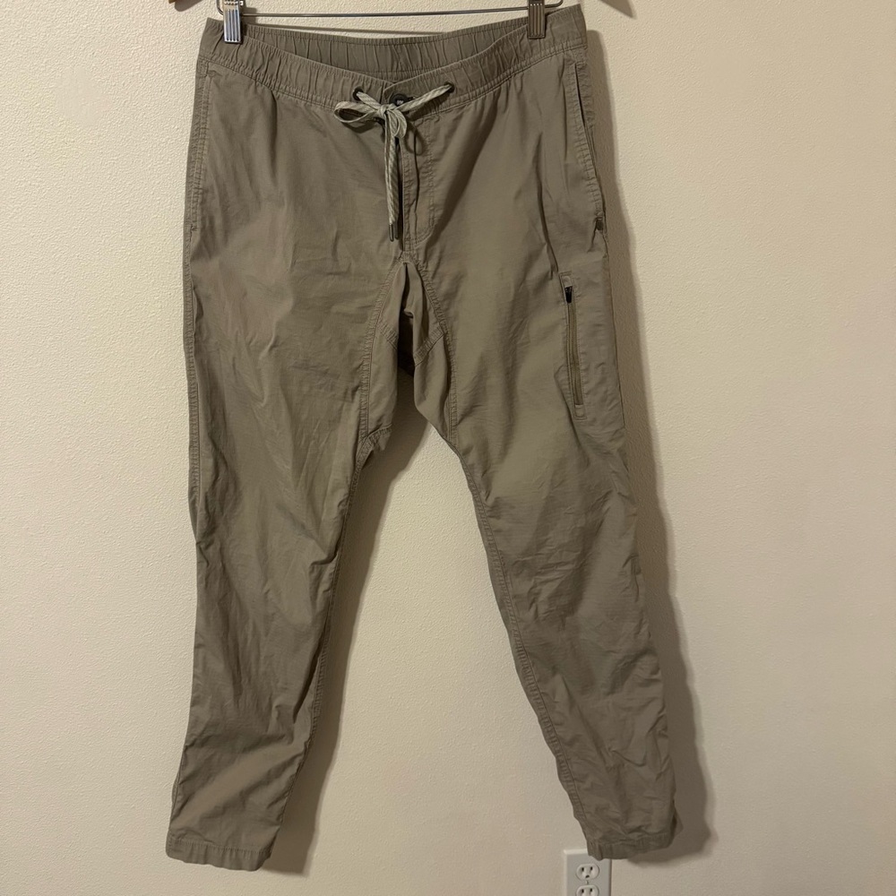Vuori Ripstop Pant Sesame DuraTerra Hiking Lightweight Outdoor Gorpcore-Medium